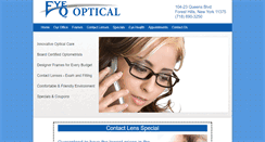 Desktop Screenshot of optical-foresthills.com